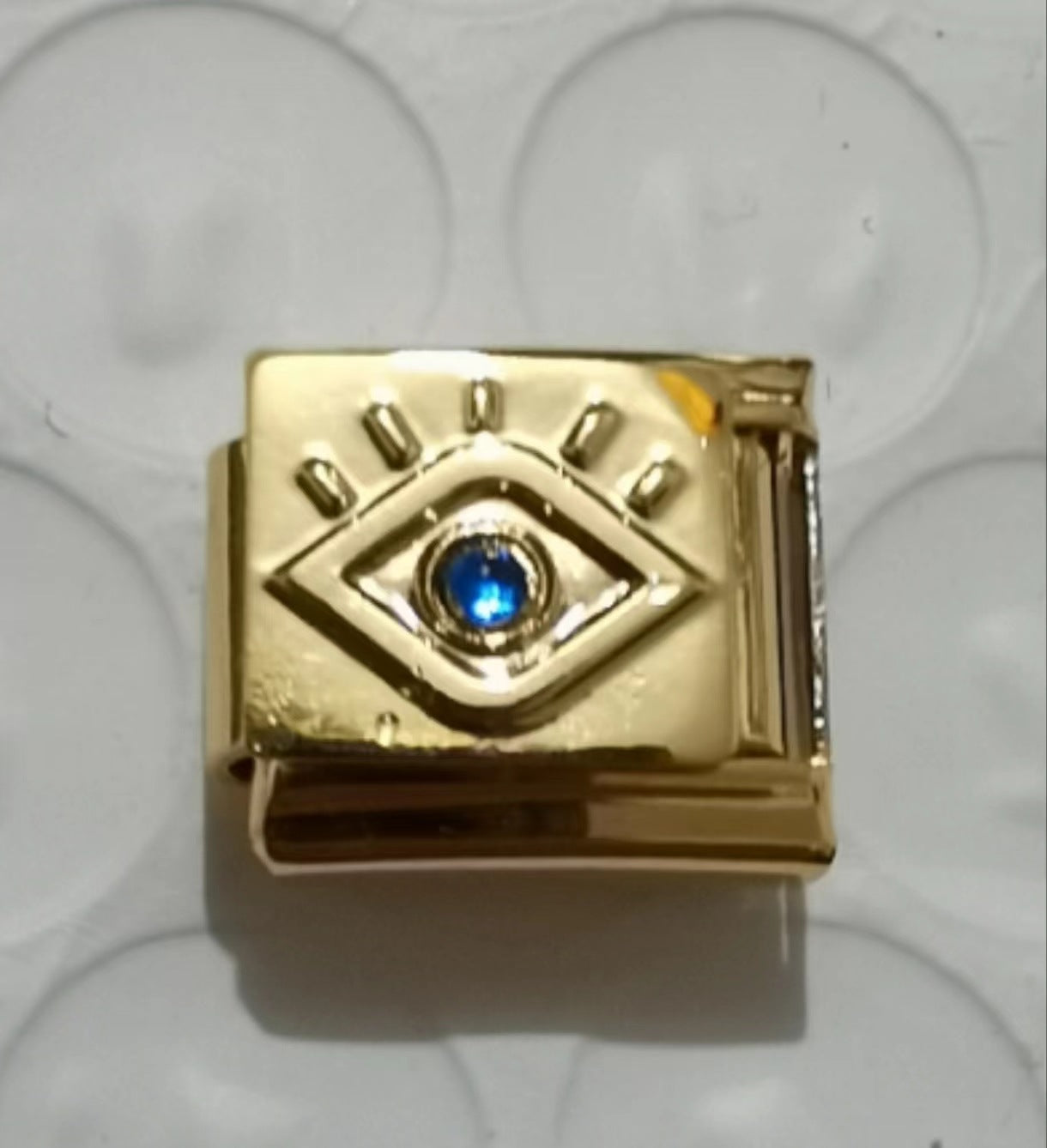 Wholesale Italian Charm Bracelet 9mm DIY Spliced Removable Stainless Steel Devil's Eye Composable Bracelet ACC-BT-XY022