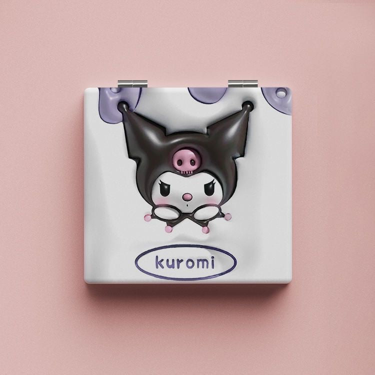 Wholesale Cartoon Cute Makeup Mirror Portable Folding Mirror ACCVIP-MR-Haic002