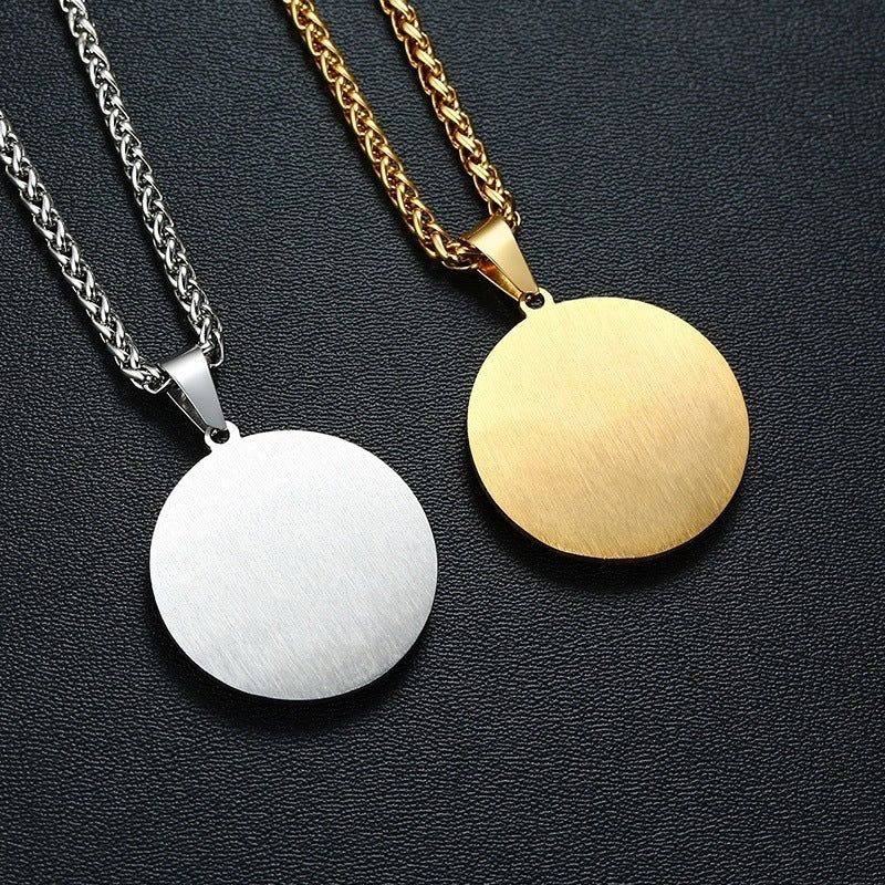 Wholesale Silver Pewter Pendant Necklace Men Necklaces ACC-NE-Puhai004