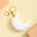 Wholesale Moon Fur Ball Plush Keychain