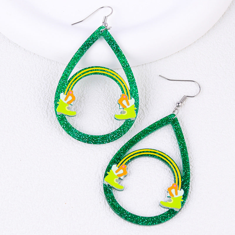 Wholesale St. Patrick's Day  Acrylic Earrings