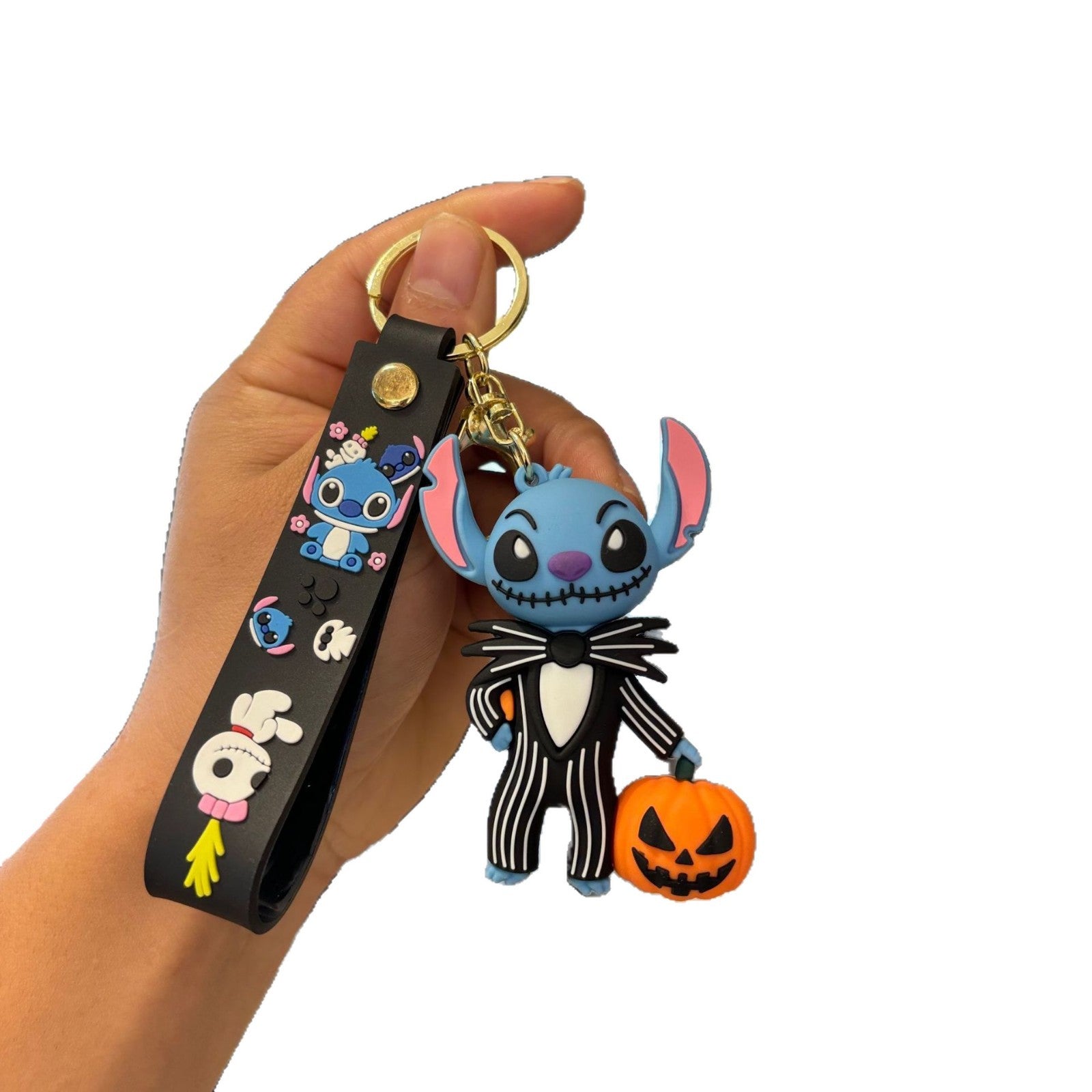 Wholesale  Keychain Cute PVC Car Key Ring Decorative Accessory Gift