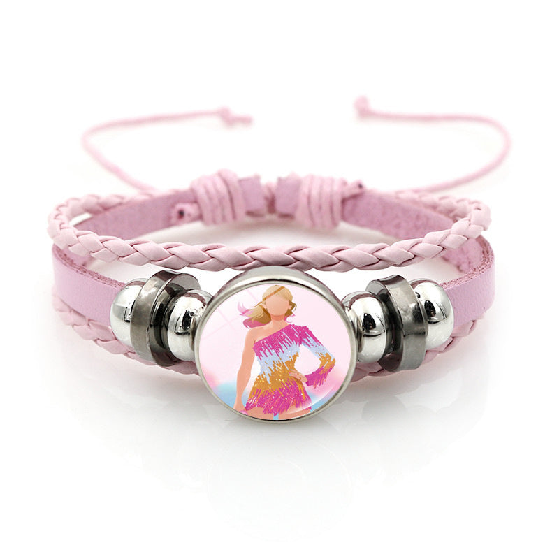 Wholesale Music Star Jewelry Pink Bracelet ACC-BT-JiaYun005