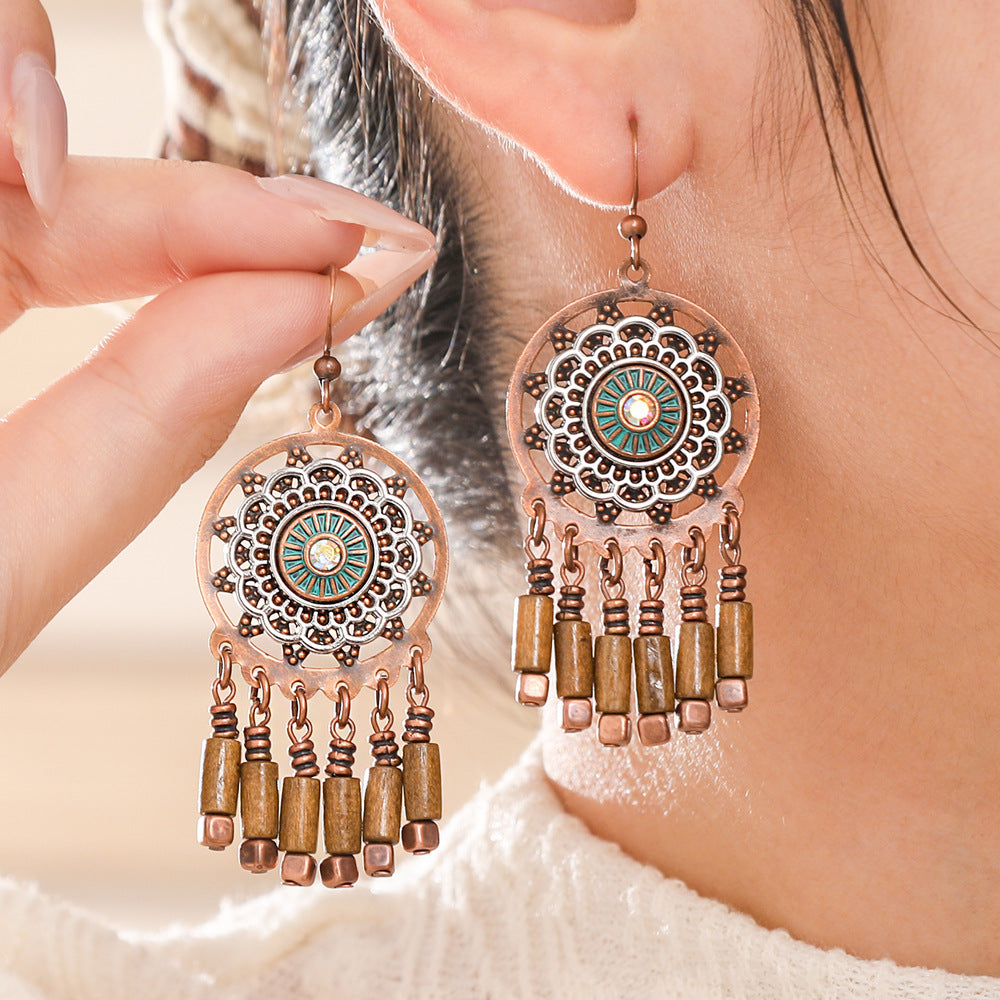 Wholesale Retro Bohemian Earrings - Chic Party Wear Jewelry Accessory