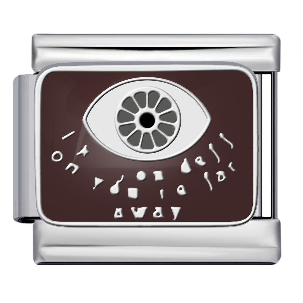 Wholesale  Italian modularminimalist pattern  stainless steel DIY bracelet