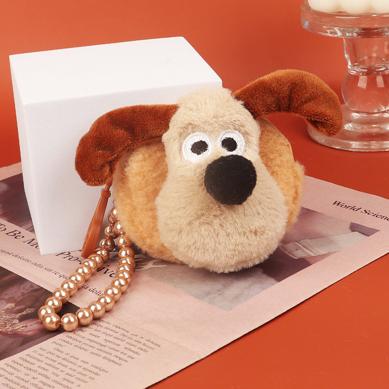 Wholesale Cartoon Puppy Plush Mini Coin Purse Keychain Keychain Wallet ACC-KC-HuoFan003