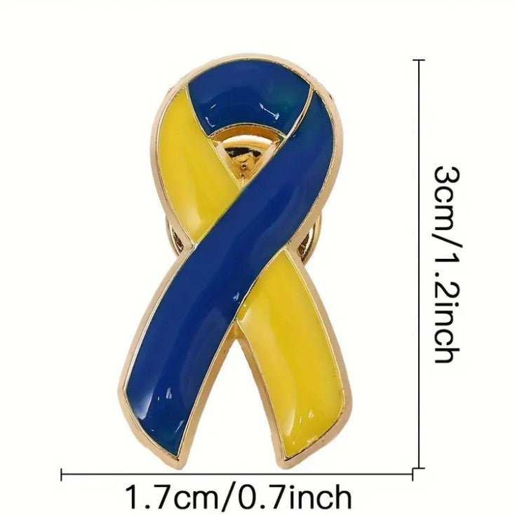 Wholesale Ribbon AIDS Disease Awareness Brooch