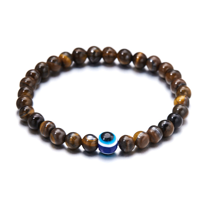 Wholesale 6mm Evil Eye Bracelet ACC-BT-FanYou007
