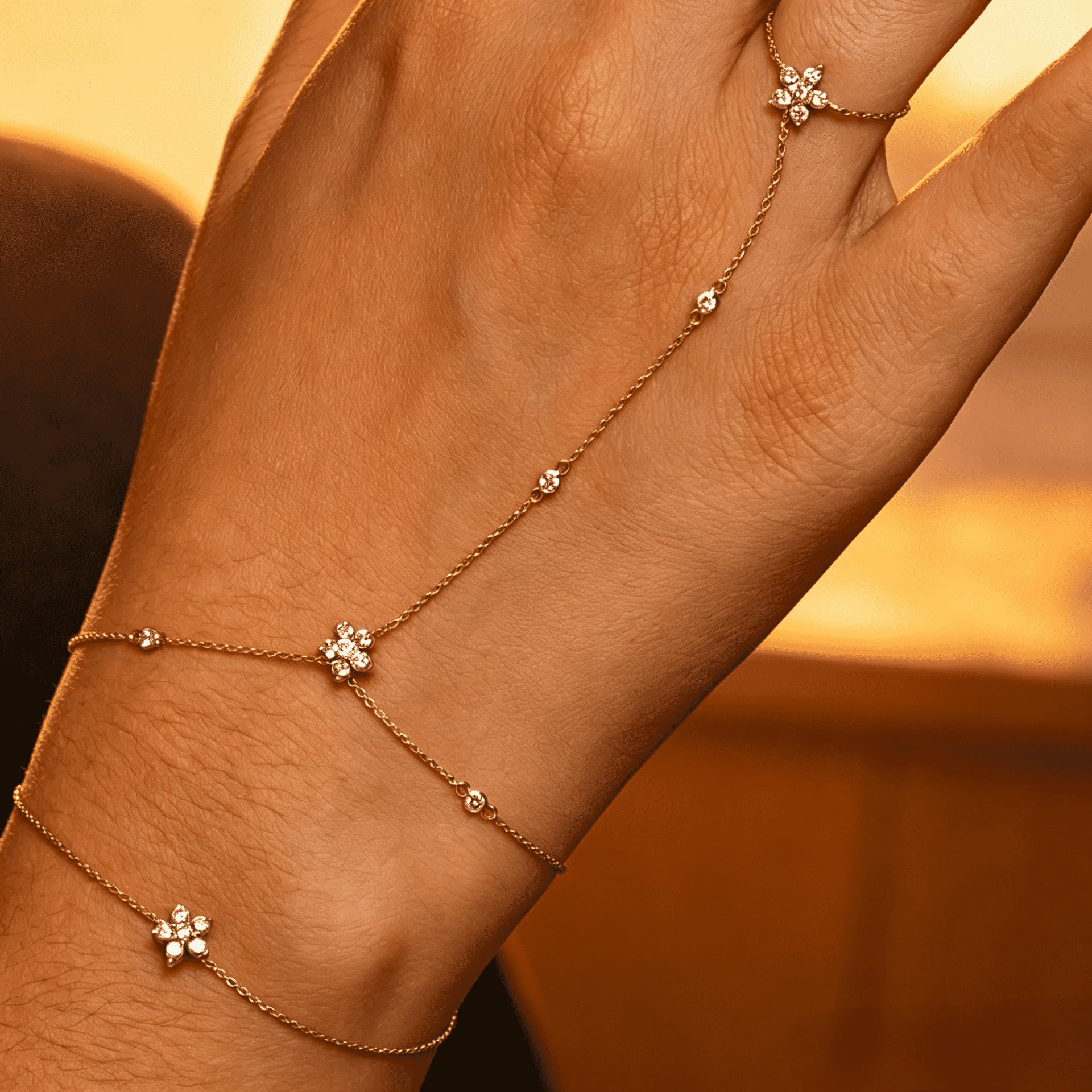 Wholesale French Vintage Rhinestone Gold Bracelet For Women Chic Stacking Jewelry Accessory Stylish Gift For Boutique Resale