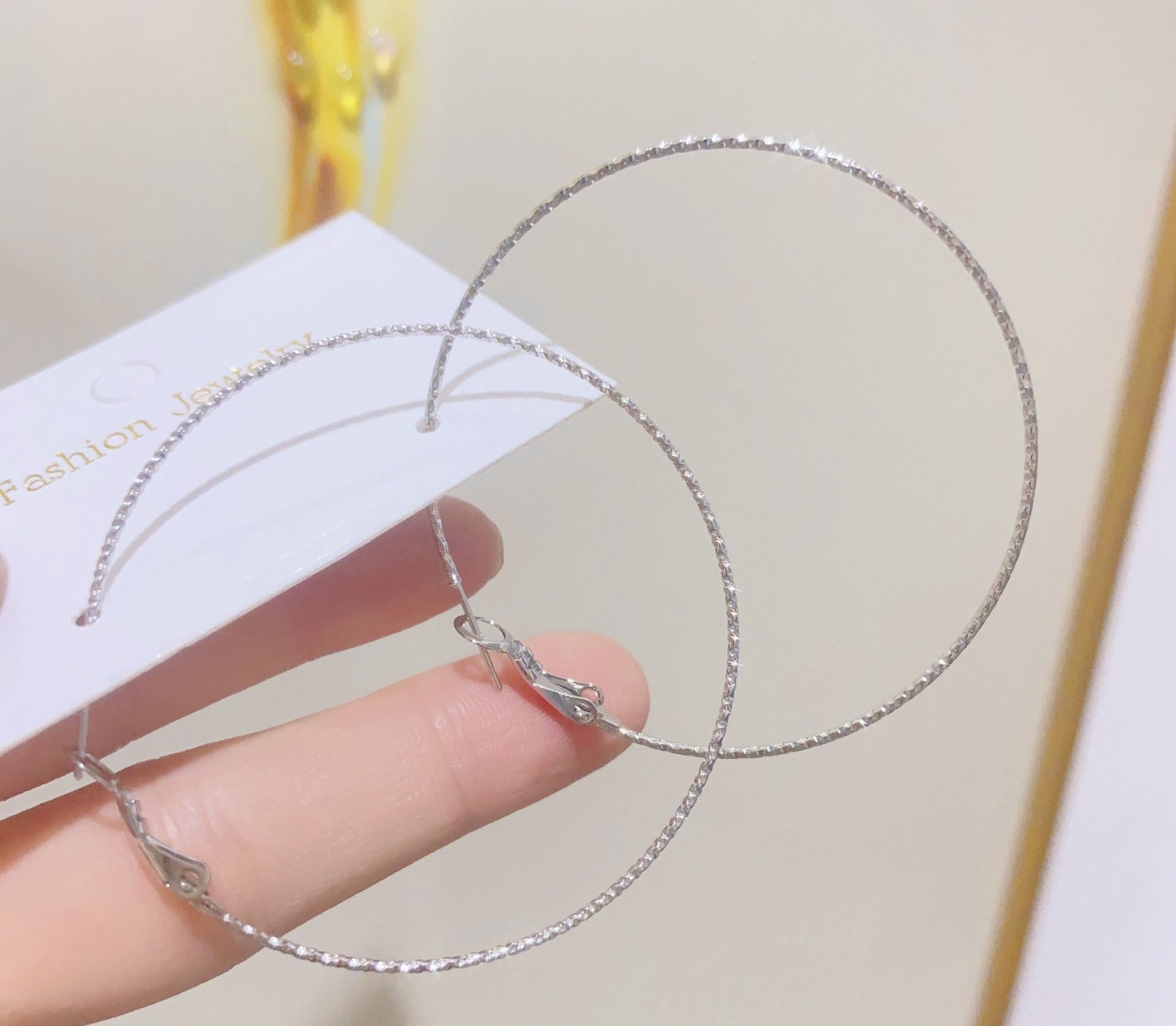 Wholesale Cold Wind Large Hoop Earrings
