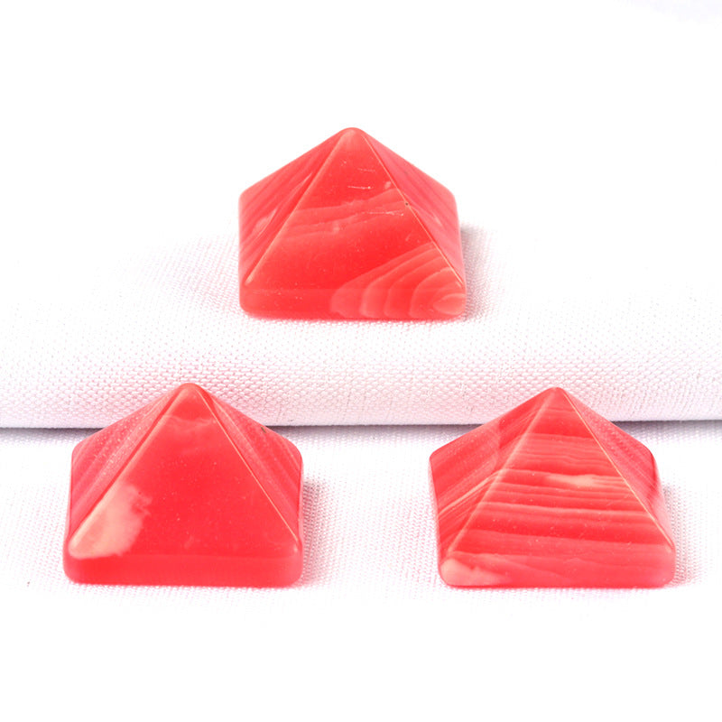 Wholesale Natural Crystal Semi-precious Stone Pyramid ACC-DS-KeSuo002
