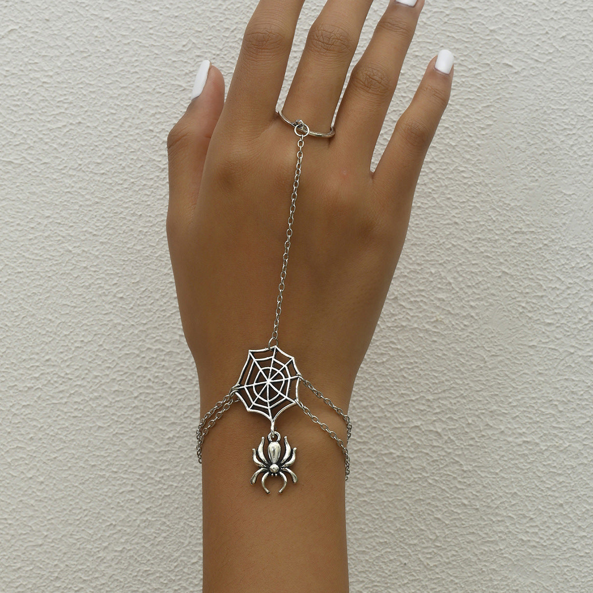 Wholesale  Retro Punk   Web Link Bracelet