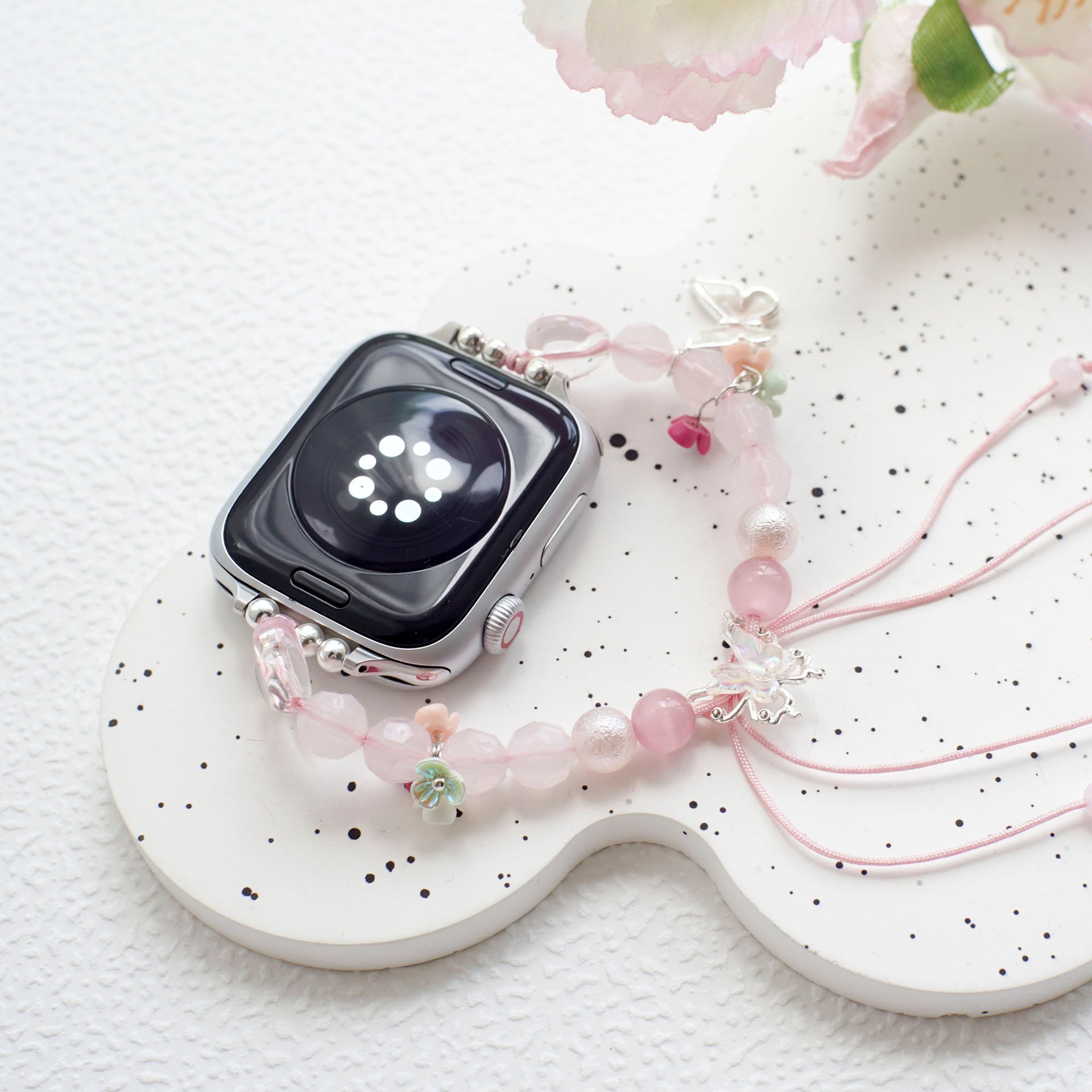 Wholesale Sweet Handmade Beaded Butterfly Heart Adjustable Bracelet