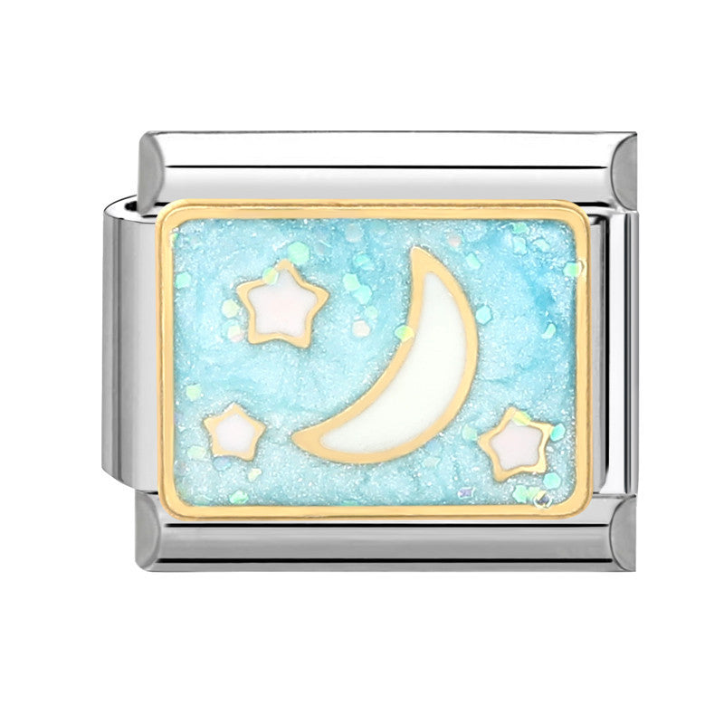 Wholesale Italian Charm Bracelet 9mm DIY Splicing Marine Elements Stainless Steel Composable Bracelet