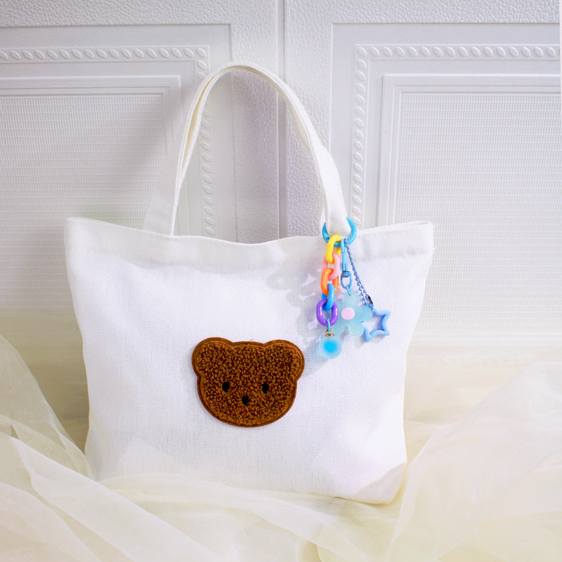 Wholesale flower keychain acrylic ornaments colorful stars  keychain