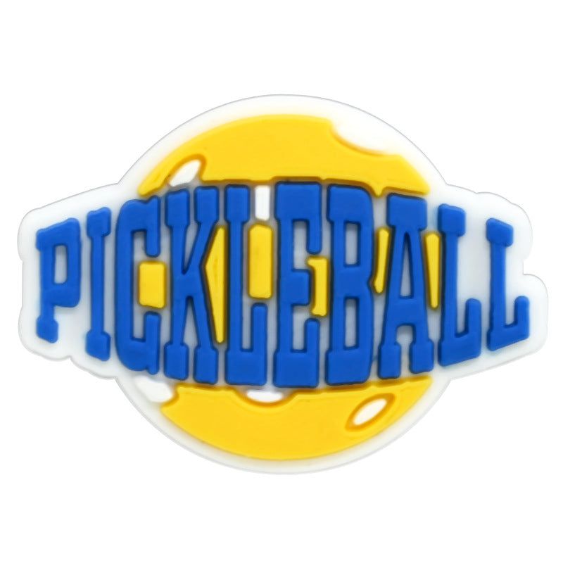 Wholesale Random 100pcs Sports Series Pickleball Shoes Accessories Shoes Charms