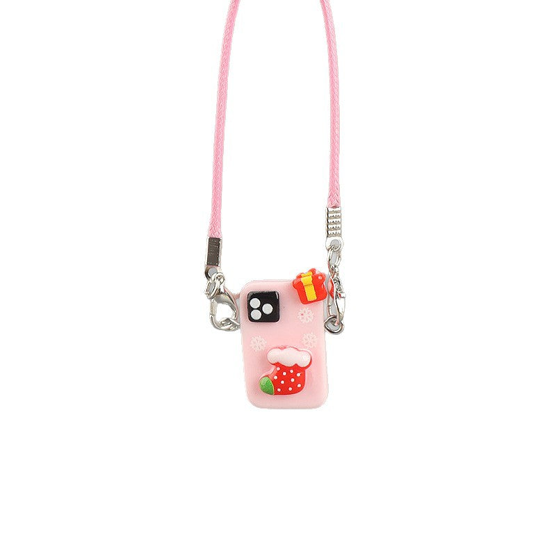 Wholesale Christmas-themed crossbody mini cartoon doll ornaments