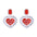 Wholesale Valentine's Day  Lover Text Acrylic Earrings