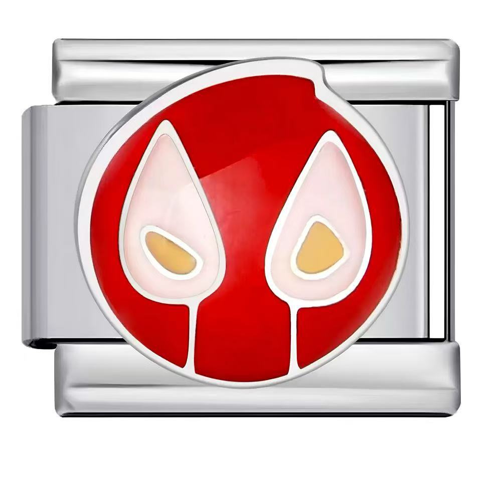 Bracelet de charme italien en gros 9 mm Éléments de héros d'épissage bricolage Bracelet composable en acier inoxydable Accvip