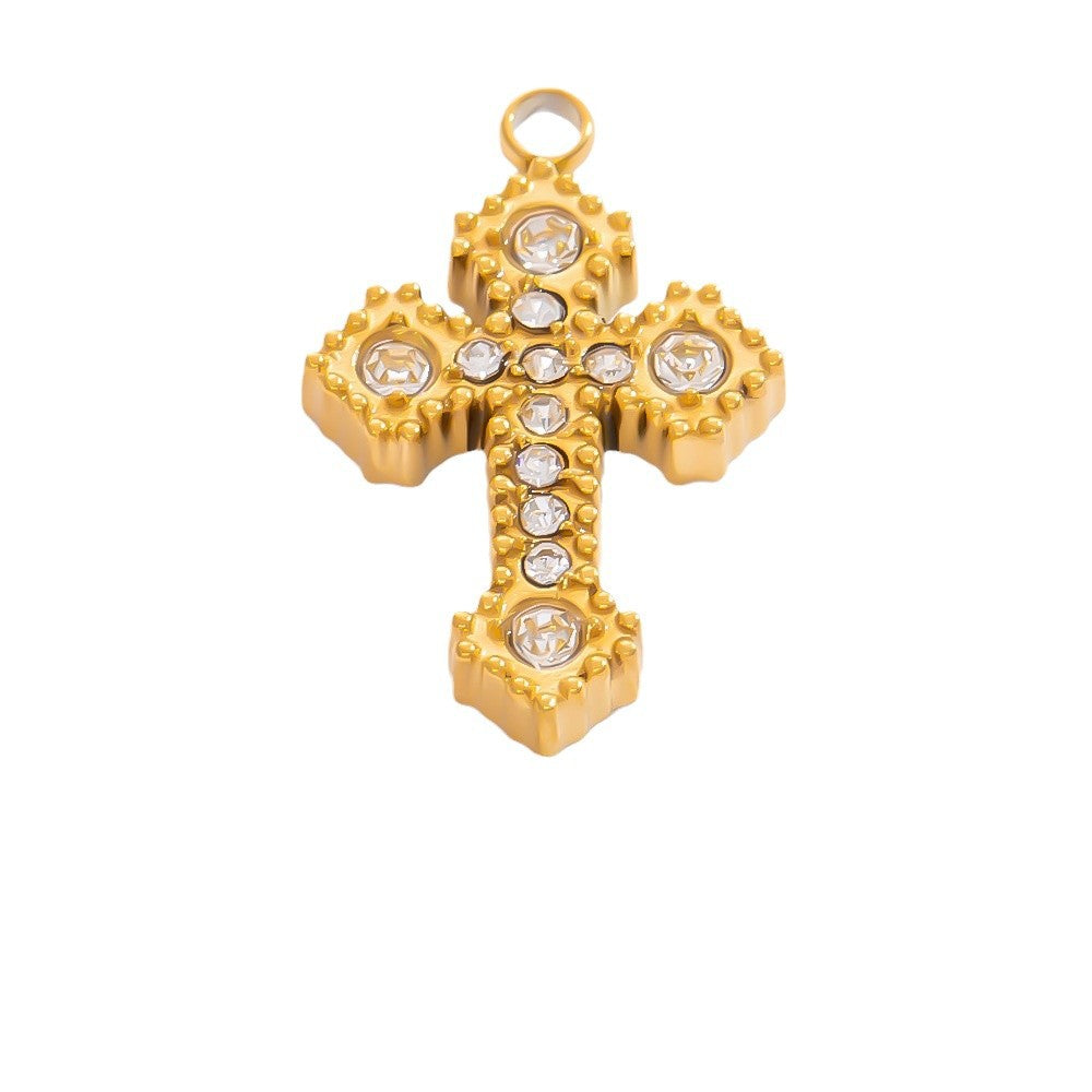 Wholesale Stainless Steel Cross Handmade  Charms