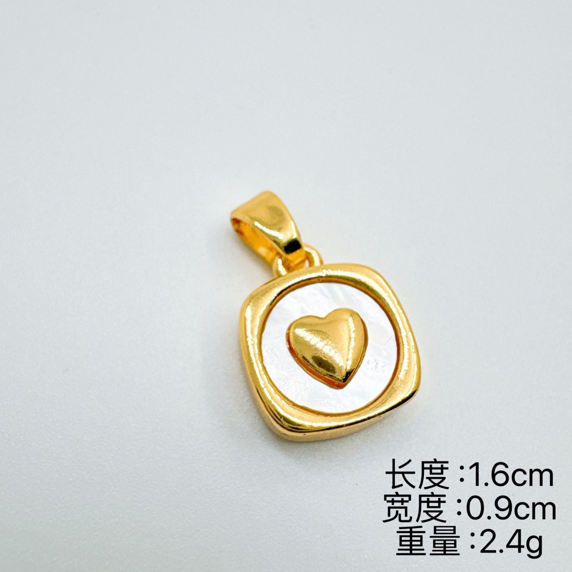 Wholesale Trendy Geometric Smiley Face Heart Fashion Necklaces Gold Plated Copper Jewelry for Boutique Resale