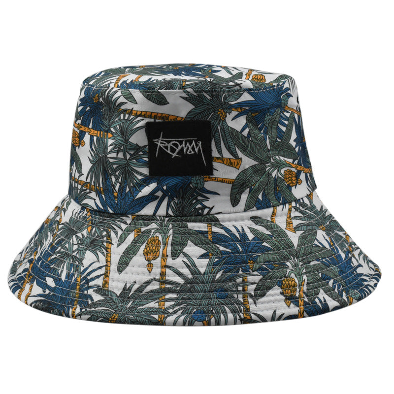 Wholesale graffiti double-sided wearable bucket hat