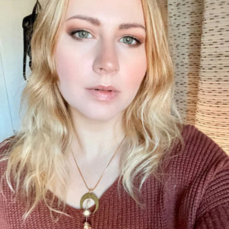 Wholesale Bohemian Crystal Quartz Stone Sun Moon Pendant Necklace