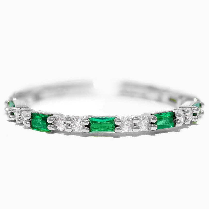 Wholesale  zircon opening adjustable index finger ring