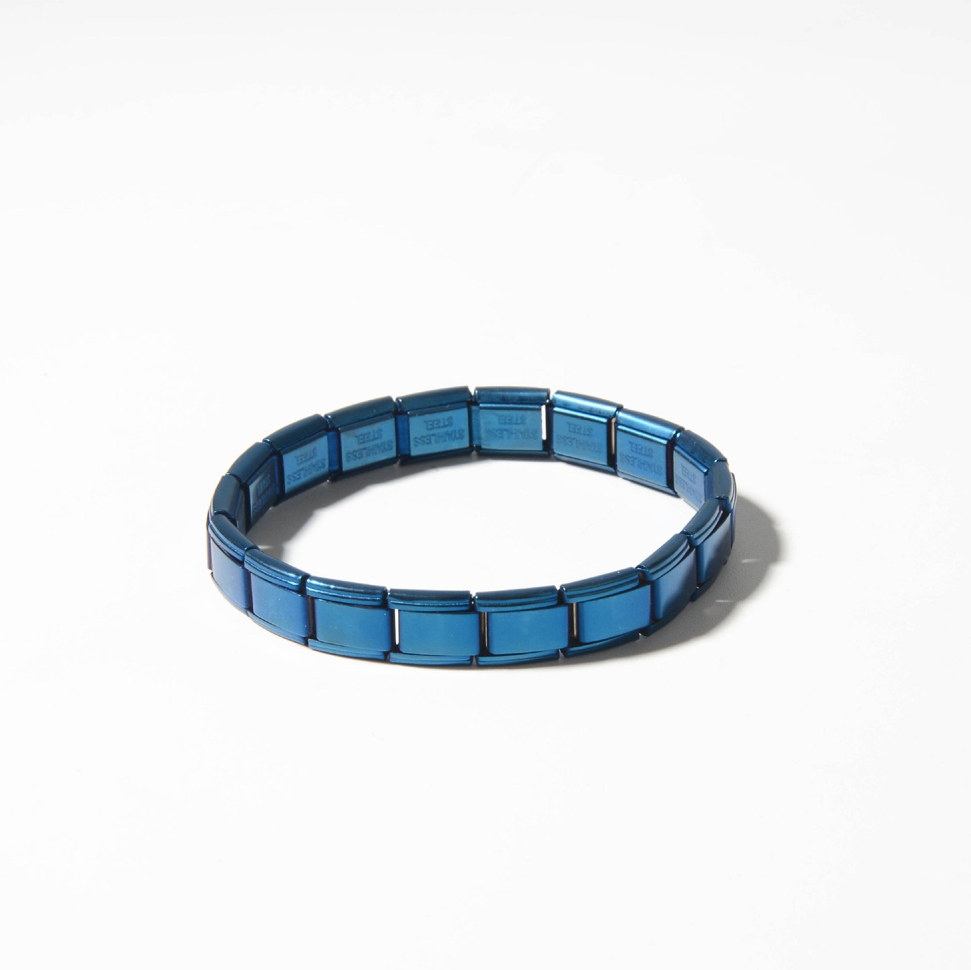 Wholesale Italian Charm Bracelet 9mm DIY Splicing Plant Pattern Titanium Steel  Composable Bracelet