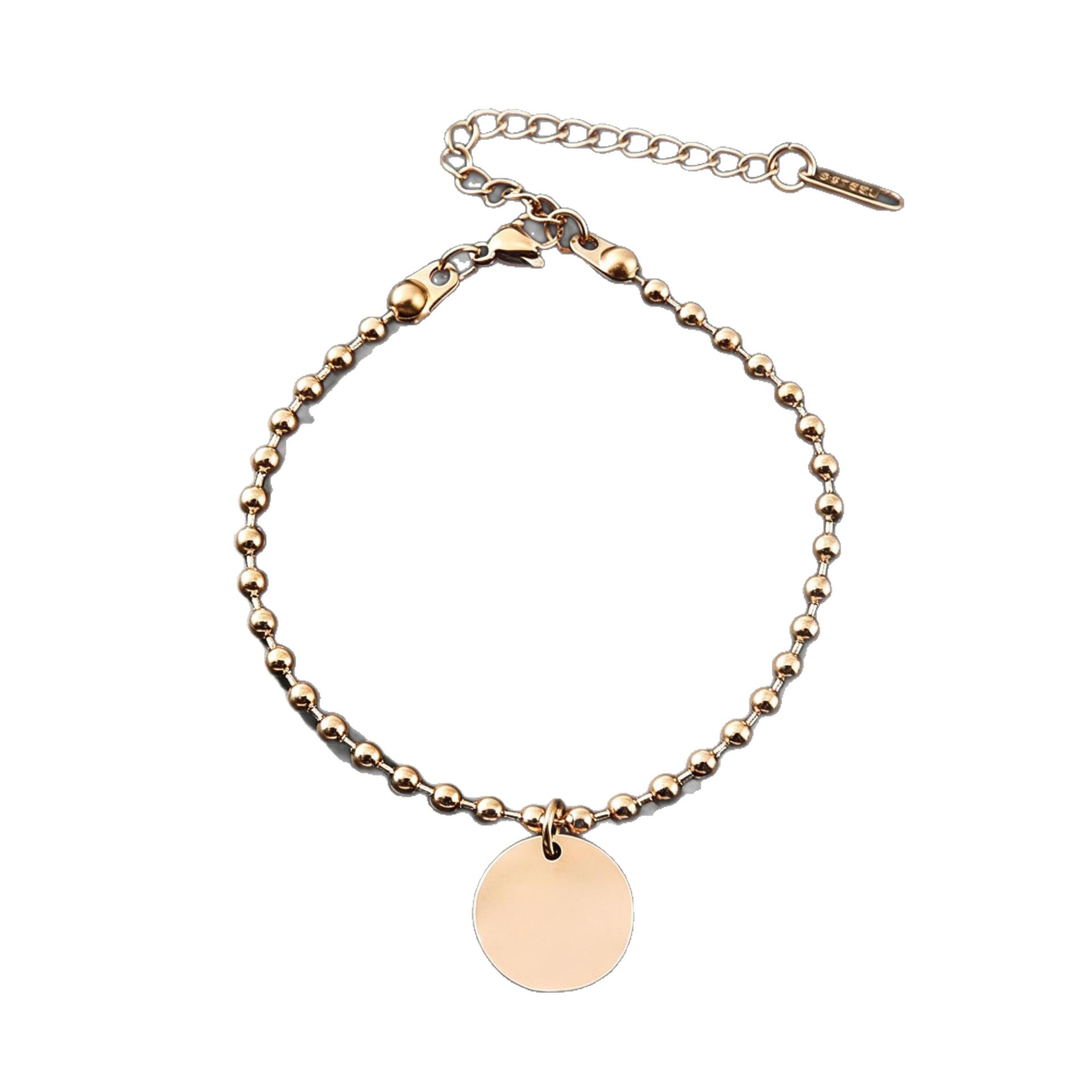 Wholesale Stainless Steel Adjustable Bead Bracelet - Minimalist Style,  Fashion Accessory for Resale