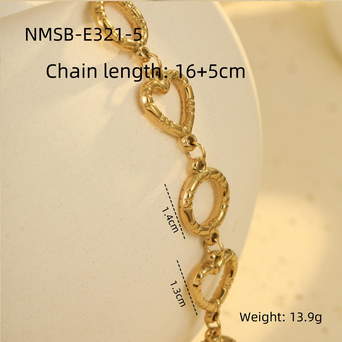 Wholesale  luxury stainless steel tassel bracelet