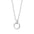 Wholesale Stainless Steel December Zirconium Birthstone Pendant Personality Necklace