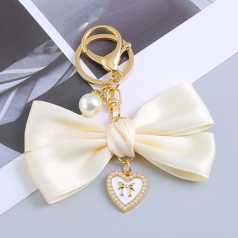 Wholesale Ribbon Bow Pendant Bag Keychain