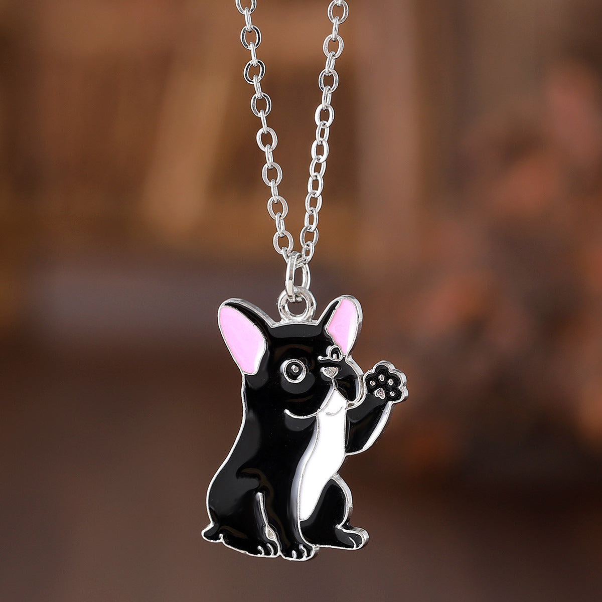Wholesale Cute Animal Cartoon Oil Drop Necklace ACC-NE-zhiyu008