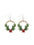 Wholesale Christmas Party Cute Snowman Christmas Tree Cartoon Wooden Earrings