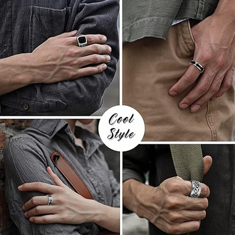 Wholesale  titanium steel men's  ring