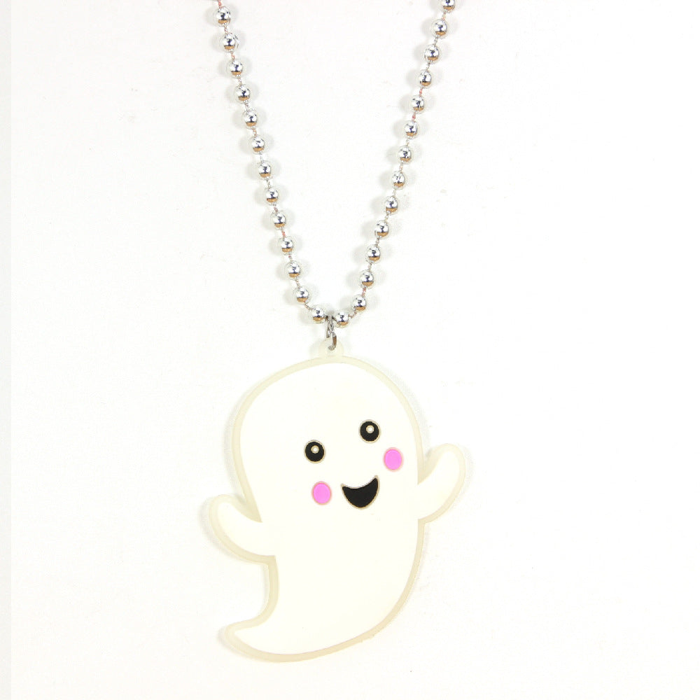 Wholesale Halloween Pumpkin Bat Necklaces ACC-NE-Shengh005