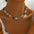 Wholesale  Alloy Color Diamond Light Luxury Necklace