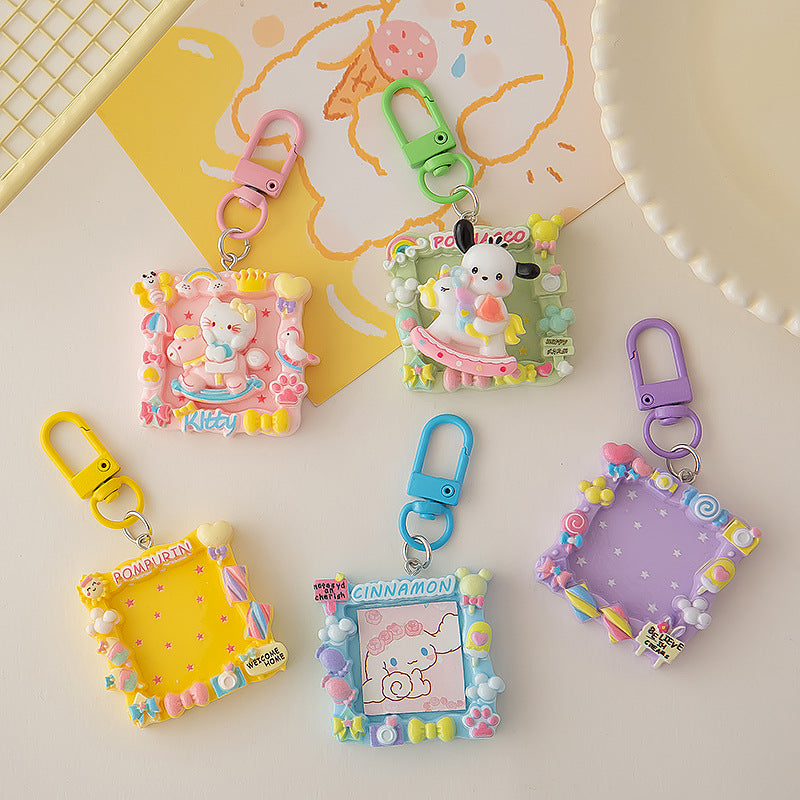 Wholesale Cartoon Creative Photo Frame Keychain