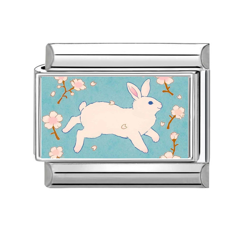 Wholesale Land Animal Italian Charms
 DIY pet Section Creative Stainless Steel Composable Bracelet