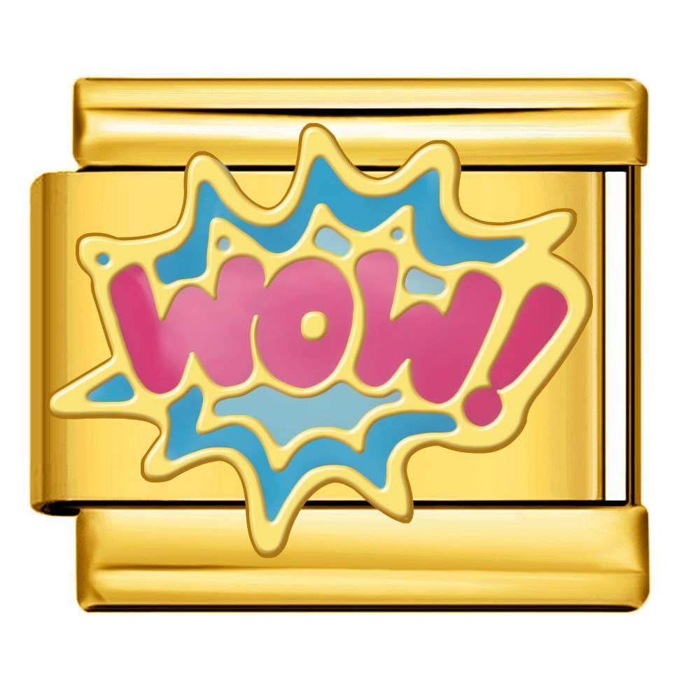 Wholesale 9mm Italian Charm Starter Bracelets DIY square Single Section Creative Stainless Steel Composable Bracelet