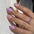 Wholesale 24 Pieces/box Pure Purple Nails Kits Nail Stickers