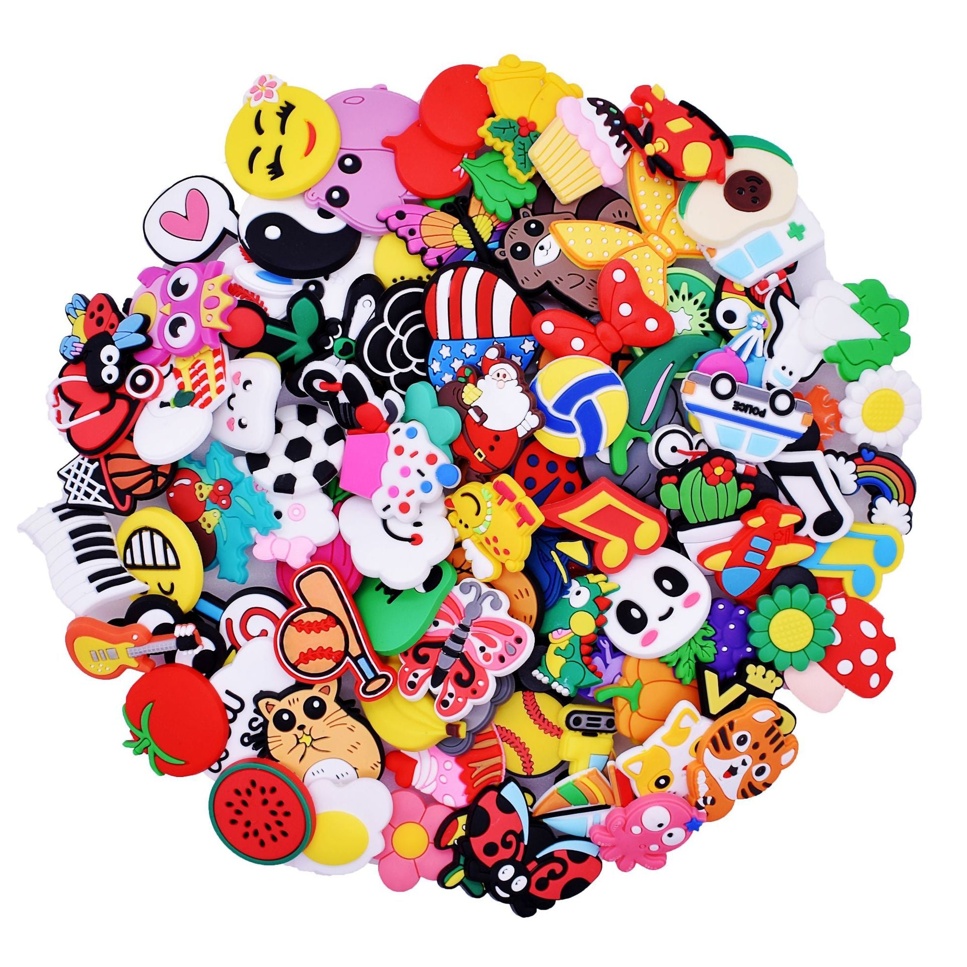 Wholesale Random 100pcs Shoes Accessories Shoes Charms