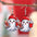 Wholesale  Ghost Christmas Gingerbread Man Coffee Cup Ghost Pendant Earrings