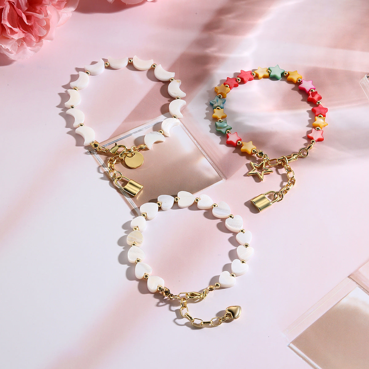 Wholesale  Bohemian Style Pearl Bracelet Shell Bracelet