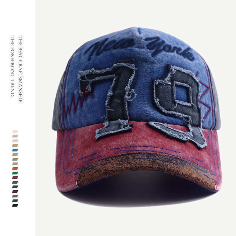 Wholesale  fashion retro soft top big head baseball cap