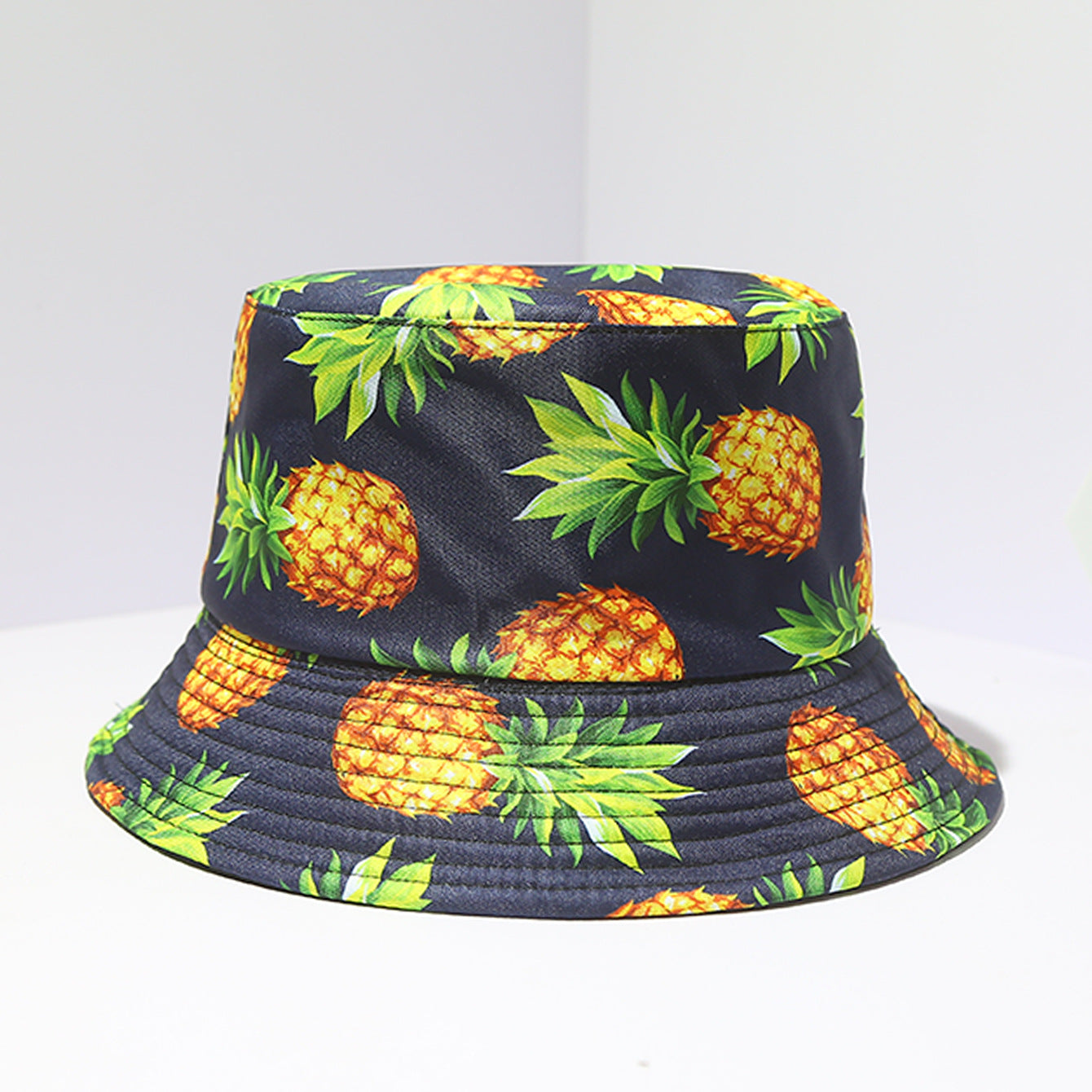 Wholesale Cat Paw Full Print Double Sided Bucket Hat Cute Flamingo ACC-HT-DaQi006