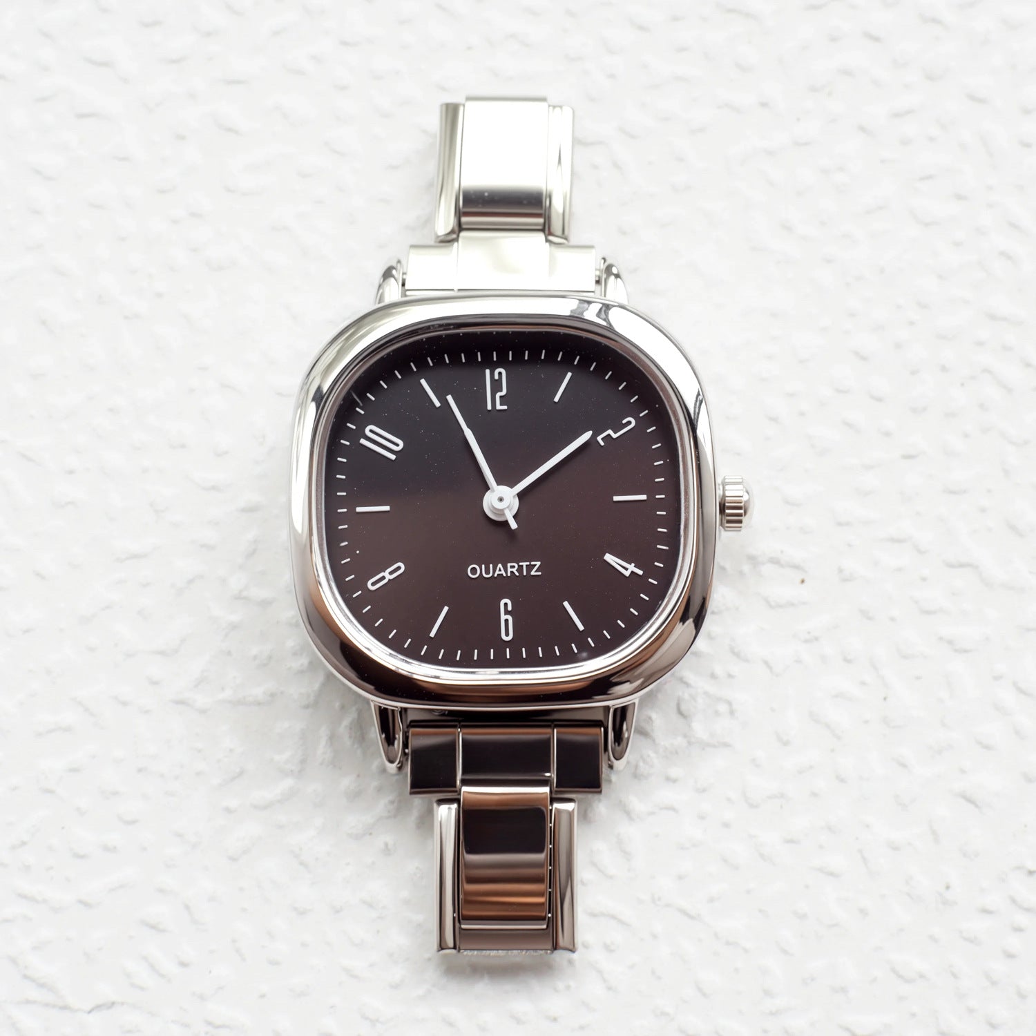 Wholesale Modular bracelet watch quartz watch wholesale silver colorful small square versatile DIY watch strap