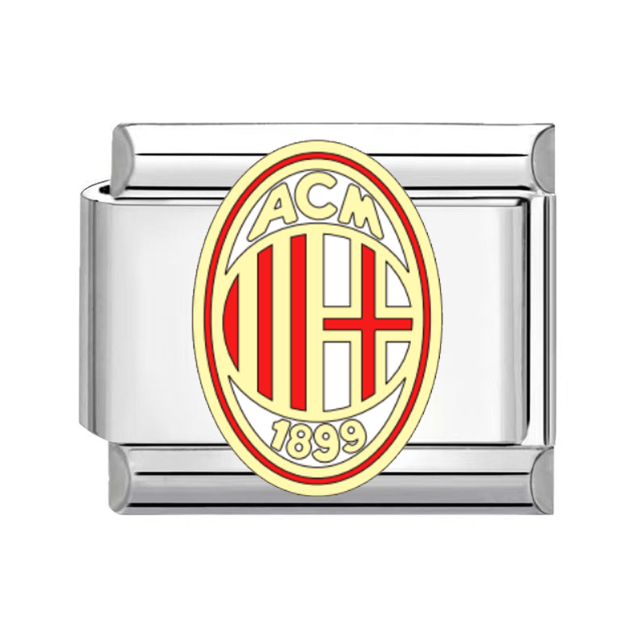 Wholesale 9mm Italian Charm Starter Bracelets DIY square Single Section Creative Stainless Steel Composable Bracelet