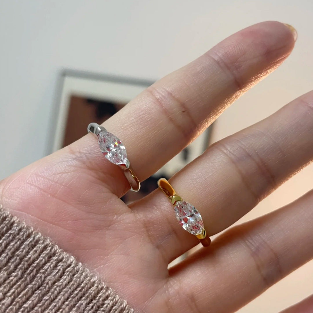 Wholesale diamond luxury all-match rings